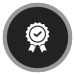 Badge Icon with checkmark
